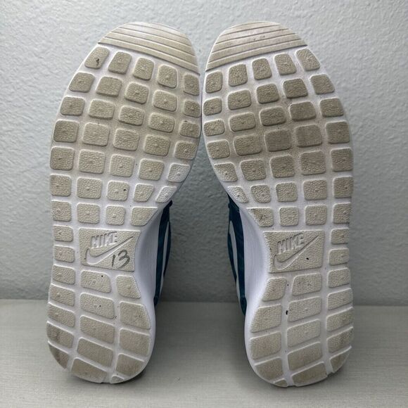 Nike Roshe One Blue Green Athletic Running Shoes - Picture 6 of 7